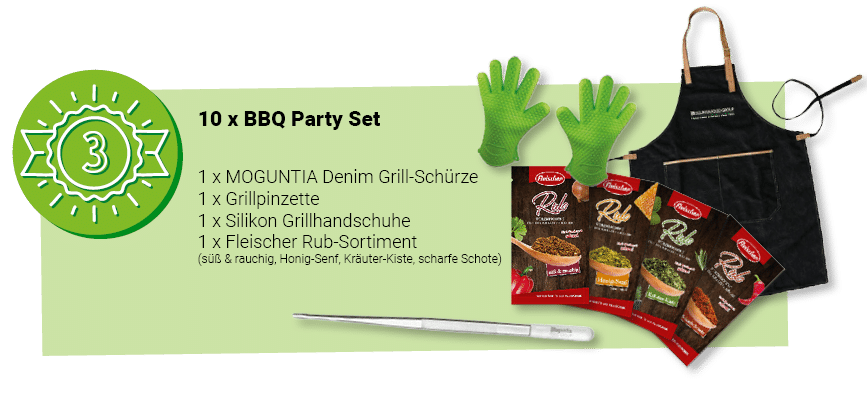 3. Preis: BBQ Party Set